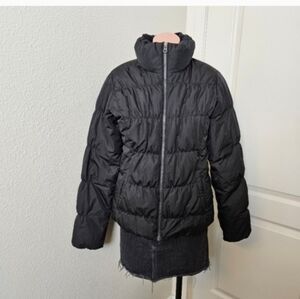 Eddie Bauer   Goose Puffer  Down Coat Jacket Sz S